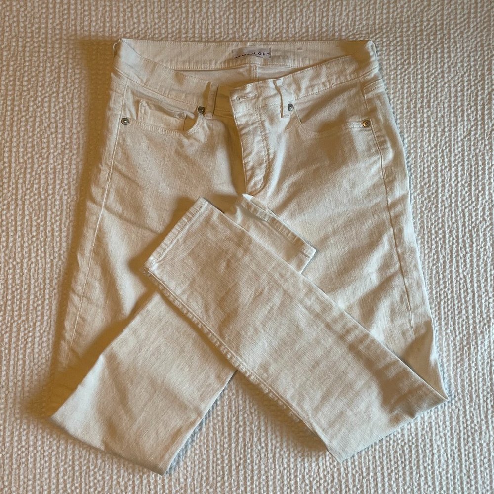 White Loft Skinny Jeans